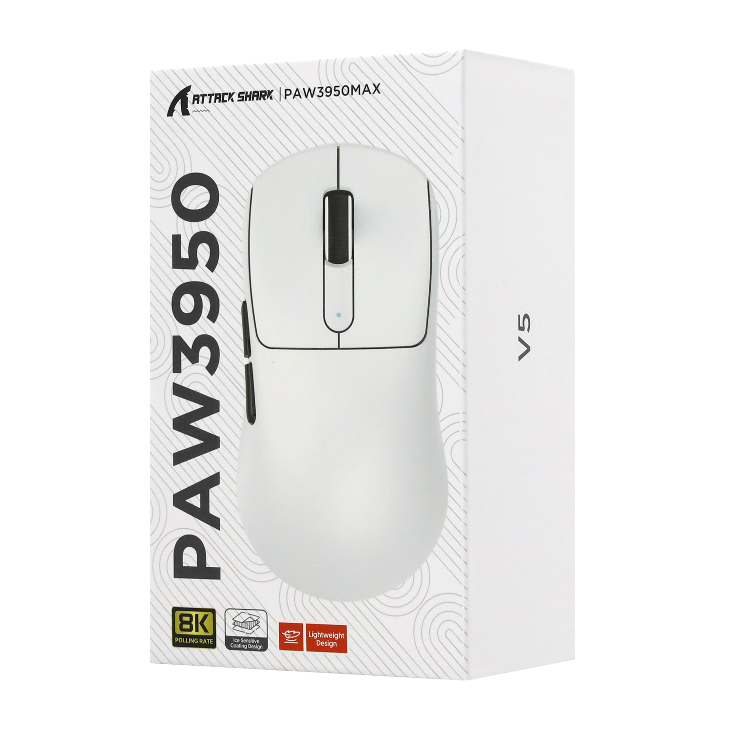 Мышь Attack Shark V5 White (V5 White)