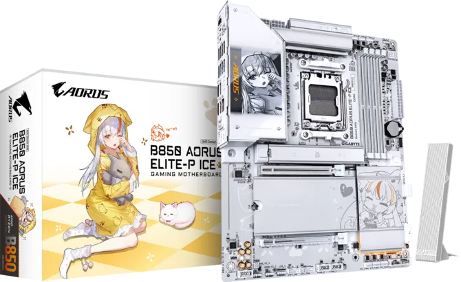 Материнская плата Gigabyte B850 AORUS ELITE-P ICE (B850 A ELITE-P ICE)