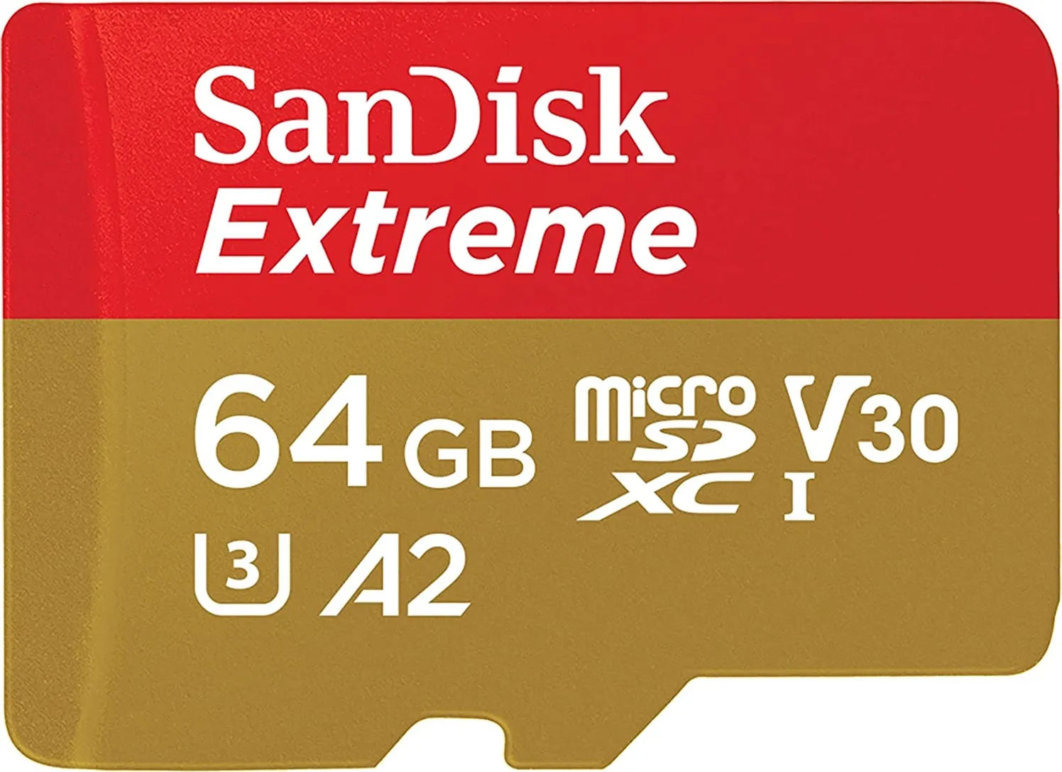 Карта памяти Sandisk Extreme microSDXC 64GB + SD Adapter (SDSQXAH-064G-GN6MA)