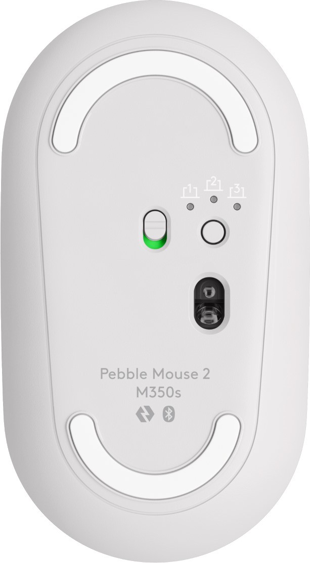 Мышь Logitech Pebble Mouse 2 M350s, Белый (910-007013)