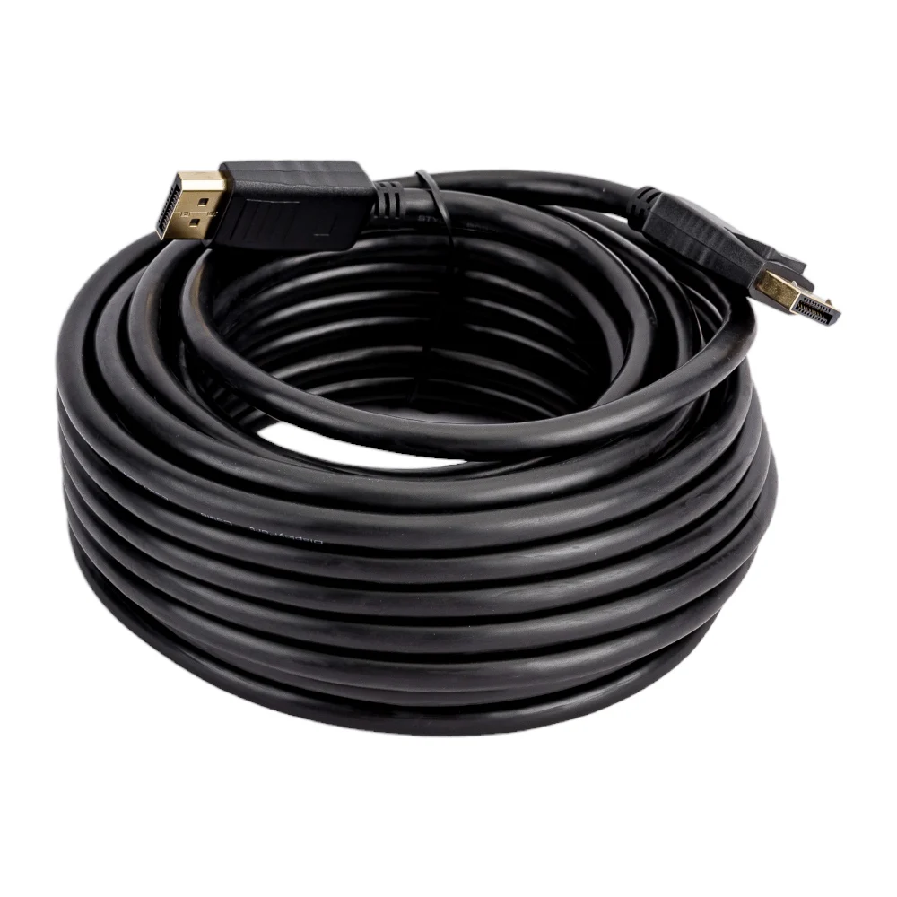 Кабель DisplayPort Cablexpert CC-DP2-10M, 20M/20M, v1.2, экран, 10м, черный, пакет (CC-DP2-10M)