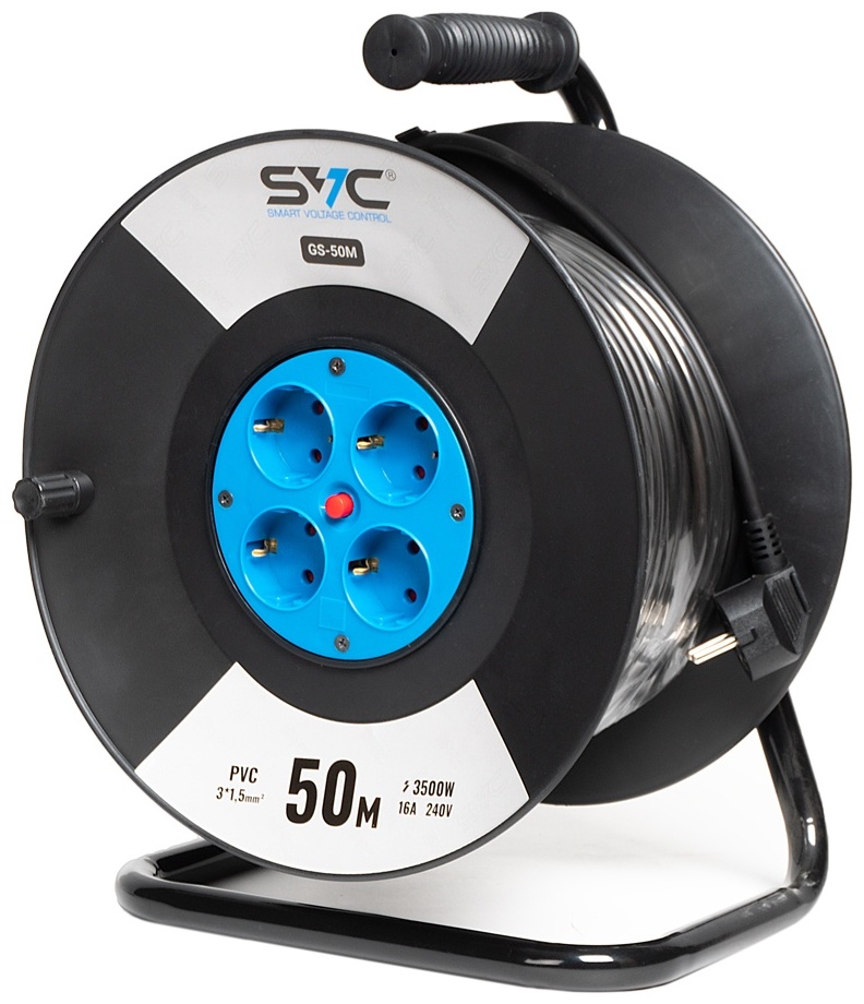 Удлинитель на катушке SVC GS-50M 50м. (GS-50M)