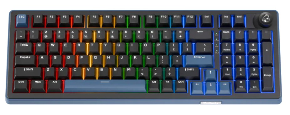 Клавиатура Ducky OK-M-98, Wine Red Switch (DKOKM2598-KWRUPDCOCH1)