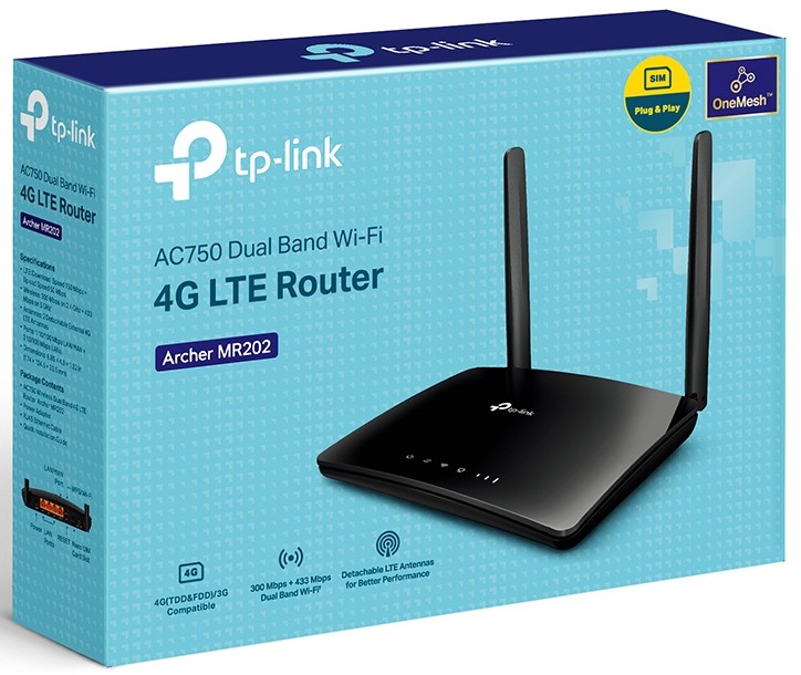 Маршрутизатор беспроводной TP-Link Archer MR202 (Archer MR202)