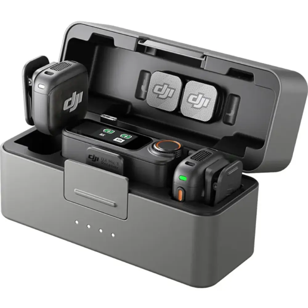 Петличный микрофон DJI Mic 3 (2 TX + 1 RX + Charging Case) (6937224116344)