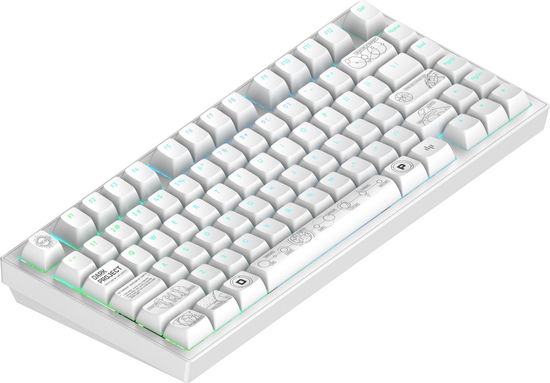 Клавиатура Dark Project ALU81A Terra Nova White (DPKB_NOVA_81_ANSI_WHITE_UA)