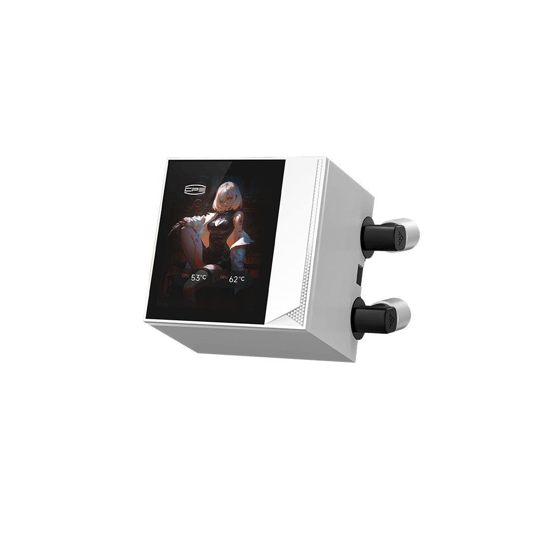 Водяное охлаждение для CPU PCCooler DC360 Pro ARGB Display Белый (DC360 Pro ARGB Display WH)
