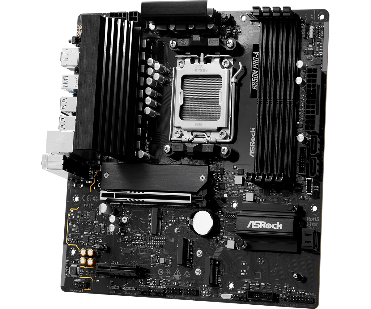Материнская плата ASRock B850M PRO-A AM5 4xDDR5 (90-MXBR80-A0UAYZ)