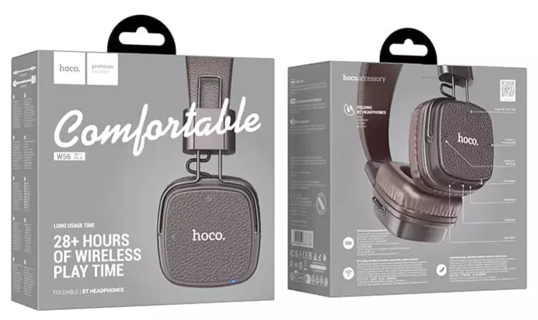 Наушники накладные Hoco W56 Earl, brown (W56 Earl, brown)