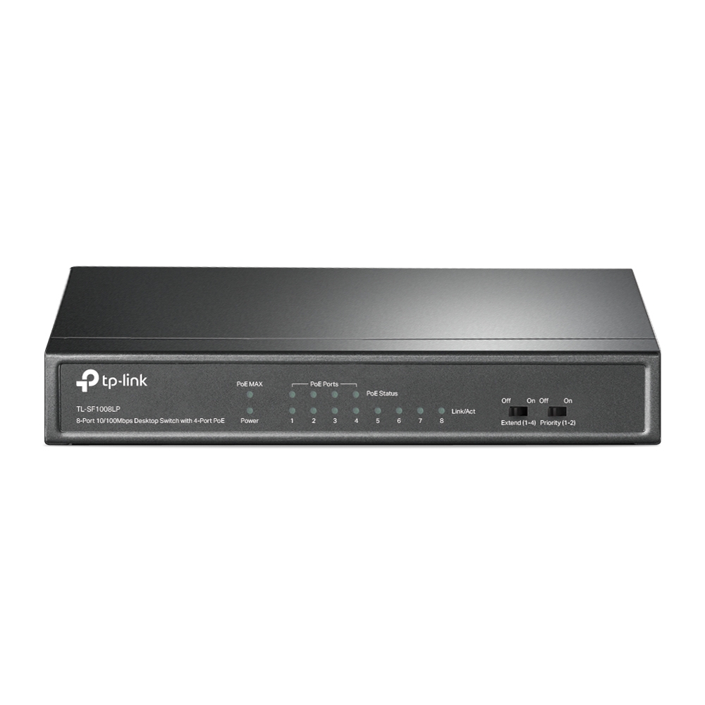 Коммутатор PoE  8-портовый Tp-Link TL-SF1008LP  (TL-SF1008LP(UN))