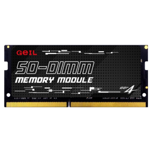  Оперативная память 16Gb DDR4 3200MHz GEIL PC4-24600 SO-DIMM (GS416GB3200C22S)
