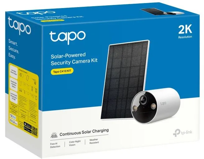 Беспроводная камера видеонаблюдения TP-Link Tapo C410 KIT с солнечной панелью (Tapo C410 KIT(EU))