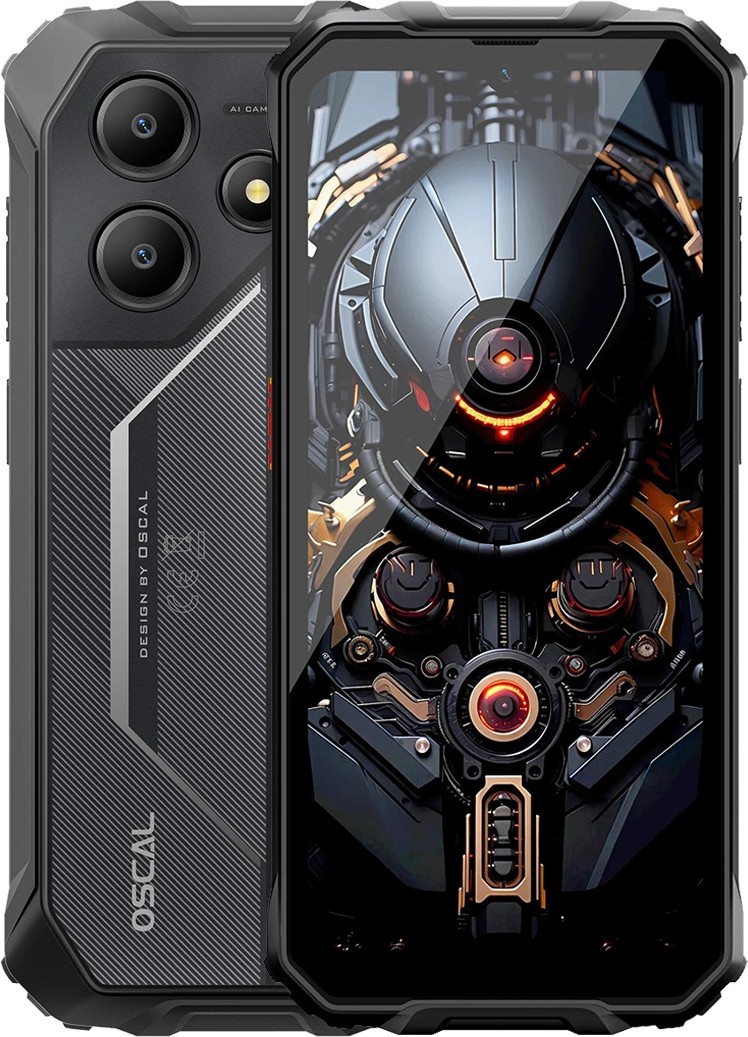 Смартфон OSCAL Marine 2 Rugged Phone 8/128GB - Black  (Marine 2/8/128/Black)
