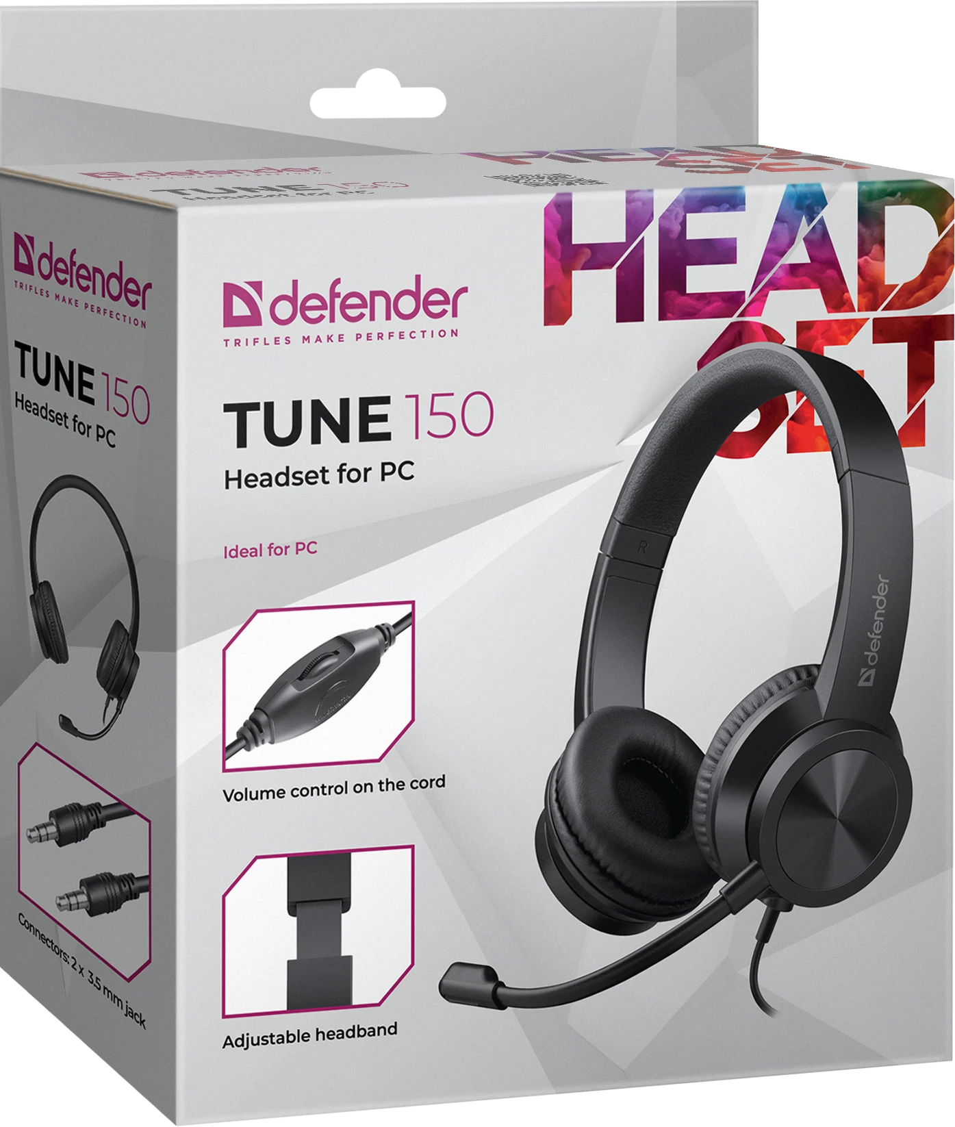 Гарнитура Defender Tune 150, 1.8 m, Black (63151)