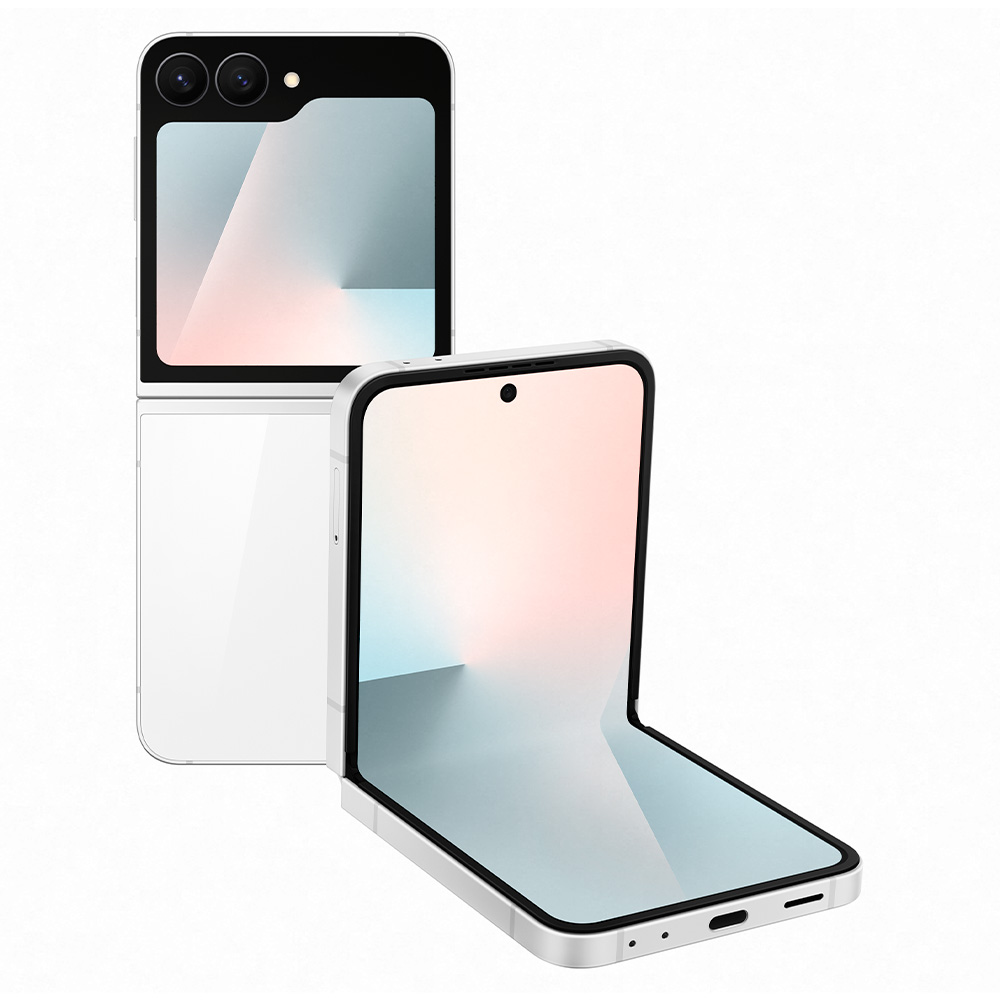 Смартфон Samsung Galaxy Z Flip7 FE 5G 8/256GB, White (SM-F761BZWHSKZ)