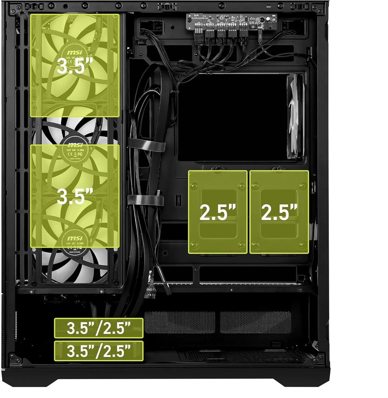 Компьютерный корпус MSI MAG PANO 110R PZ Black (MAG PANO 110R PZ)