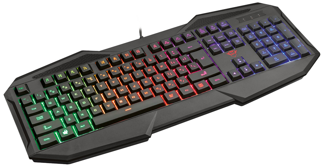 Клавиатура игровая Trust RU GXT830-RW AVONN GAMING KB черный (22511)