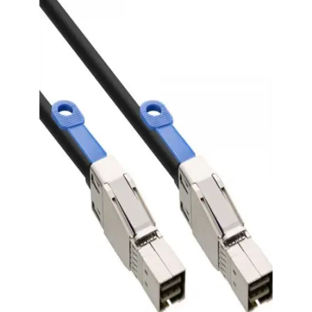 Пассивный кабель Dell 12Gb HD-Mini SAS cable, 2m, Customer Kit (470-ABDR)