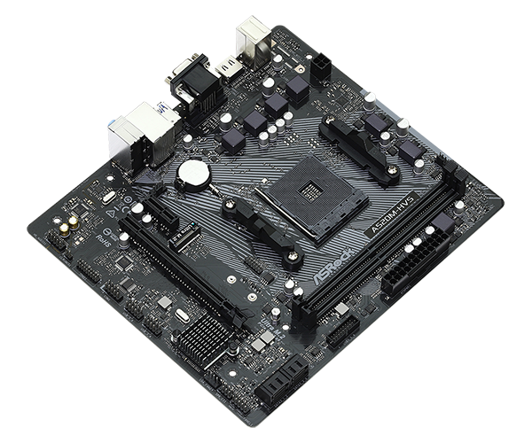 Материнская плата ASRock A520M-HVS (90-MXBE60-A0UAYZ)