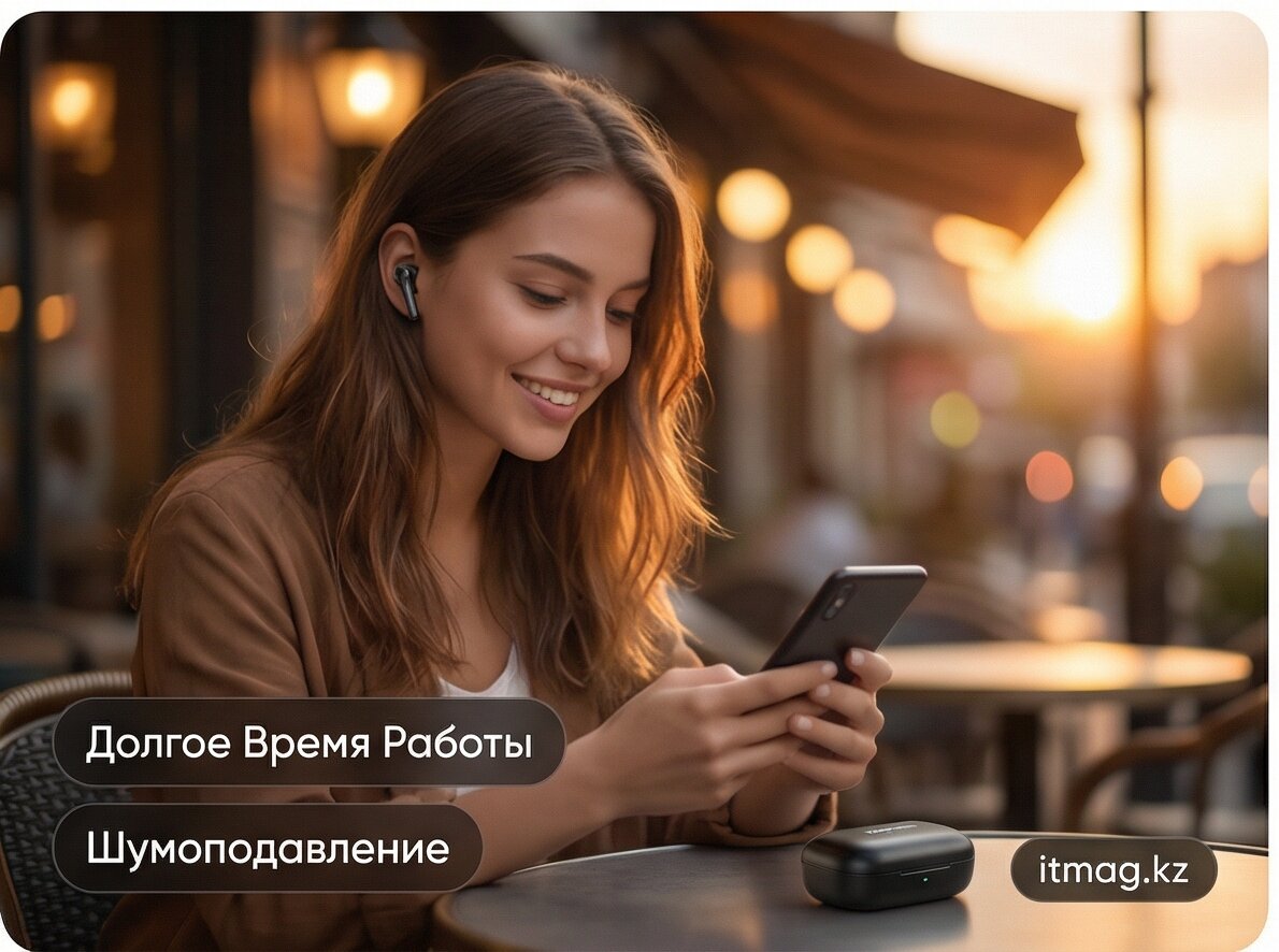 Наушники беспроводные TWS Transformers TF-T51, Black (TF-T51_Black)