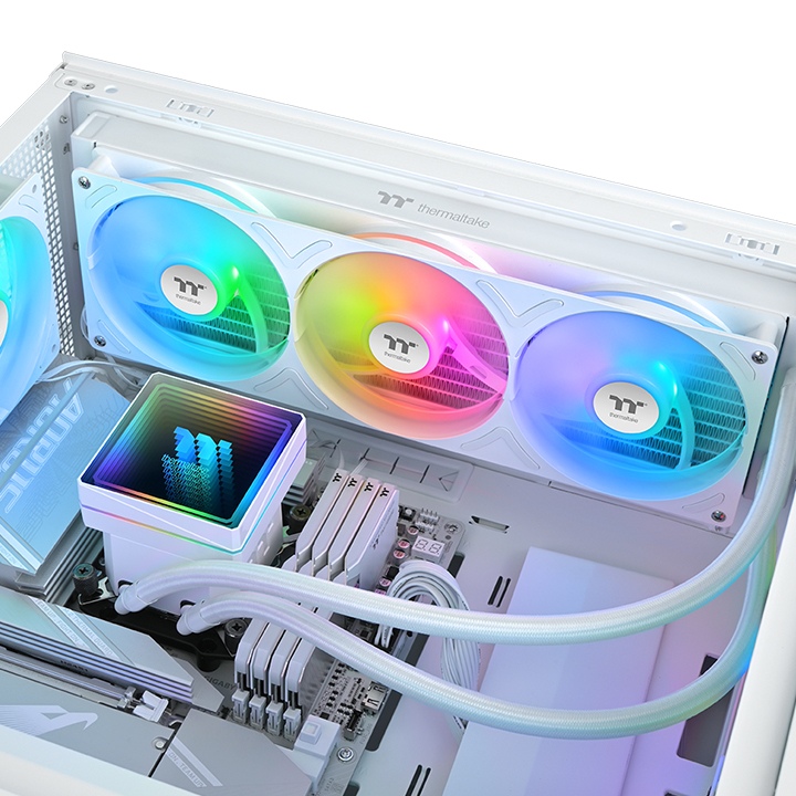 Кулер с водяным охлаждением Thermaltake TH360 V3 ARGB Sync Snow Edition (CL-W468-PL12SW-A)
