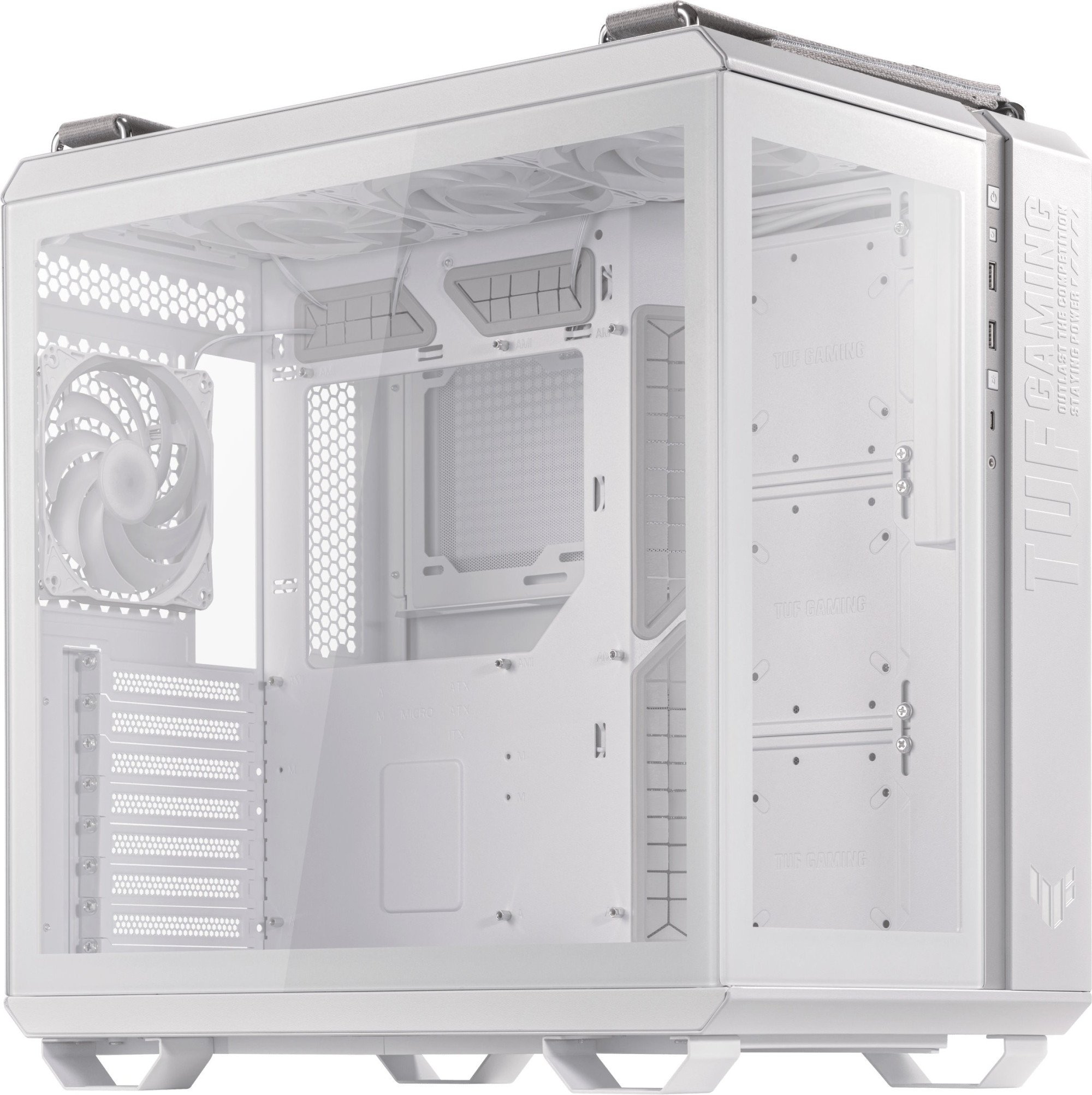 Корпус ASUS TUF Gaming GT502 PLUS TG ARGB WHITE (TUF GAMING GT502 PLUS TG ARGB WHITE)