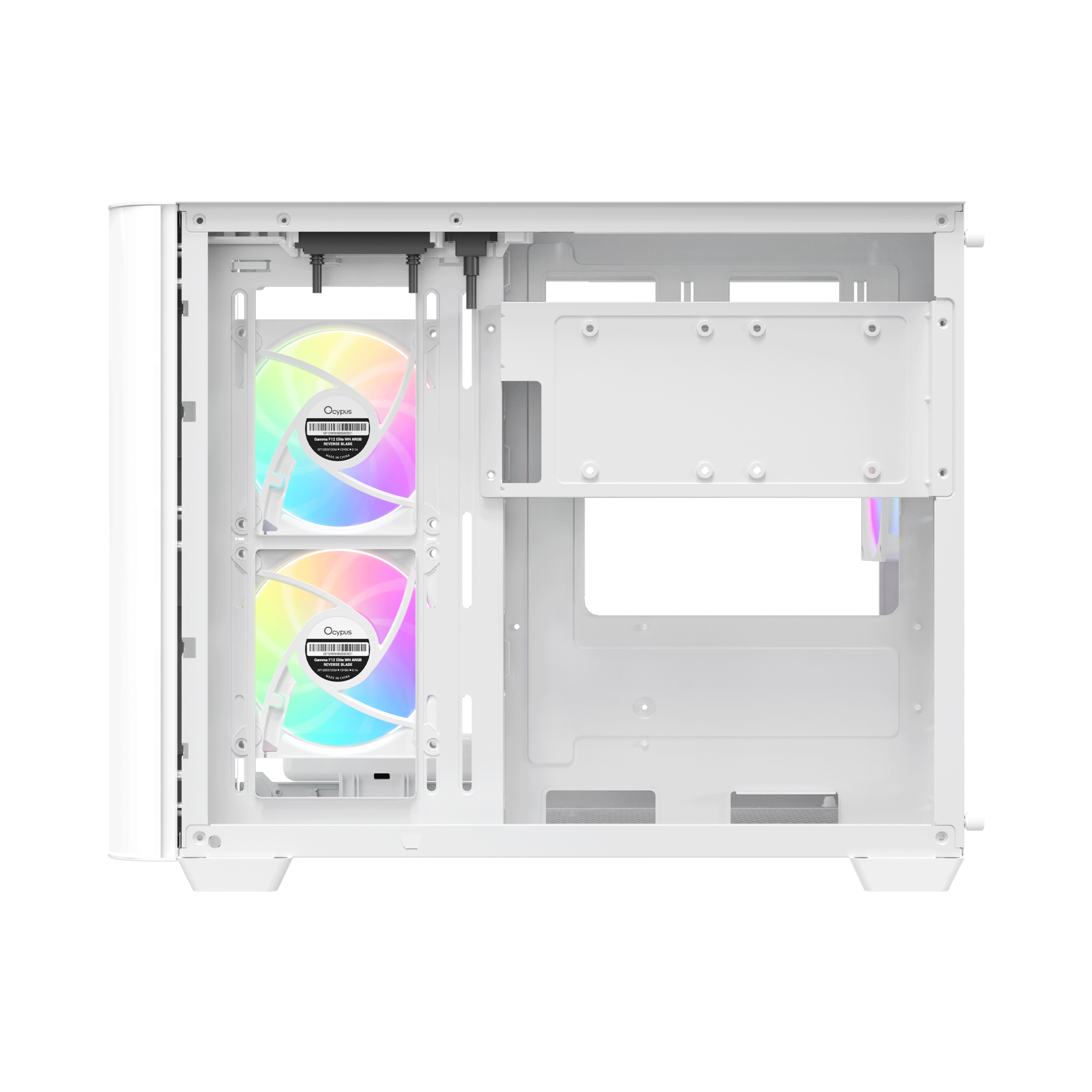 Корпус Ocypus Iota C50 WH Curve ARGB Digital (Iota-C50-WHD300CD-GL)