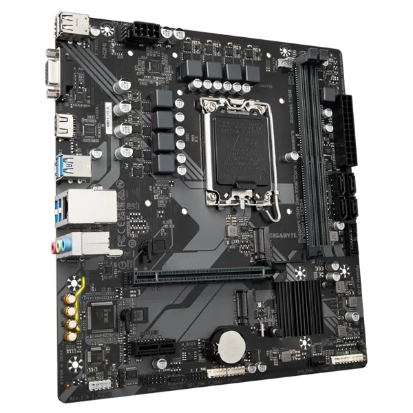 Материнская плата Gigabyte B760M H DDR4 (B760M H DDR4 (REV1.0))