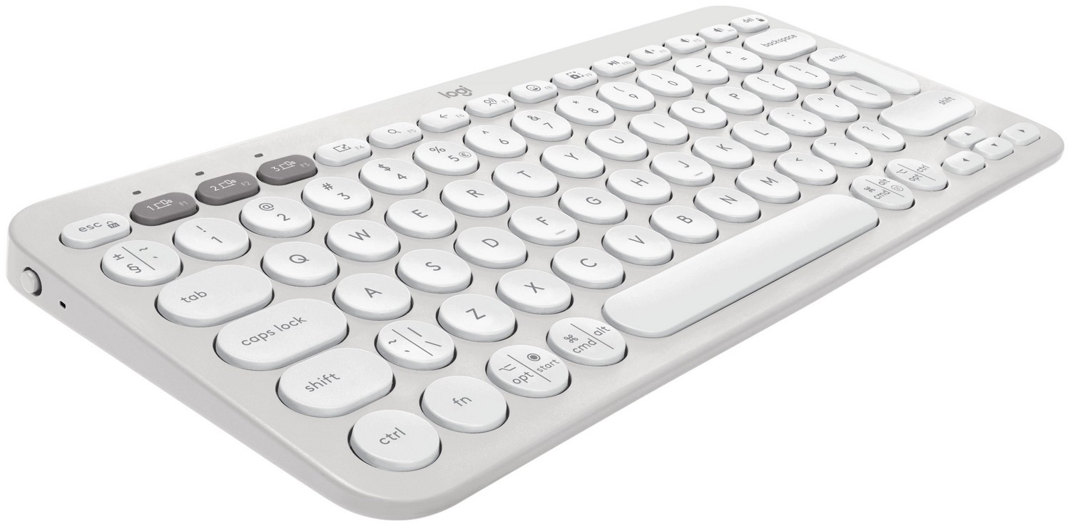 Клавиатура Logitech Pebble Keys 2 K380s - white (920-011852)