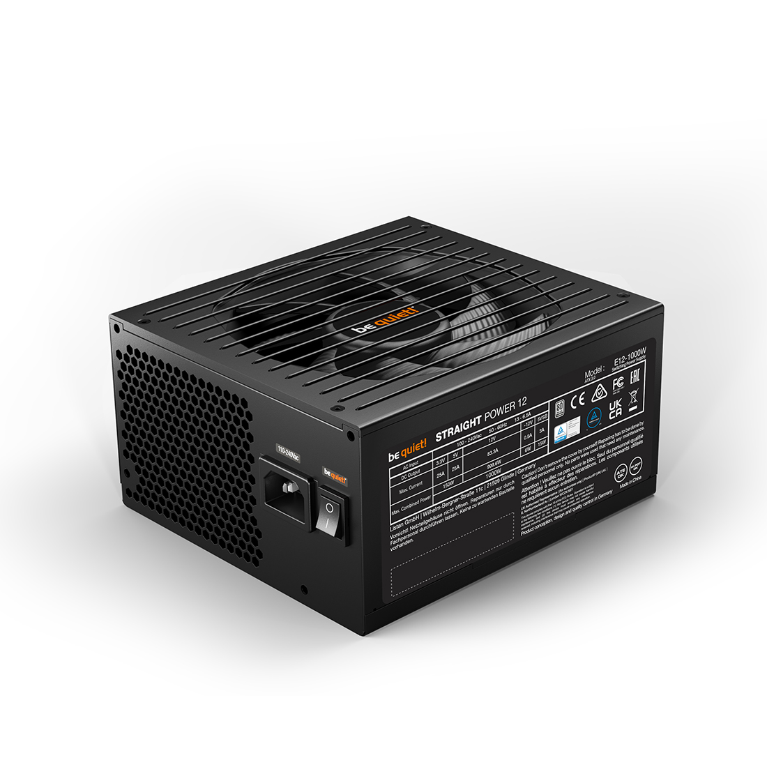 Блок питания Bequiet! Straight Power 12 1000W BN338 (BN338)