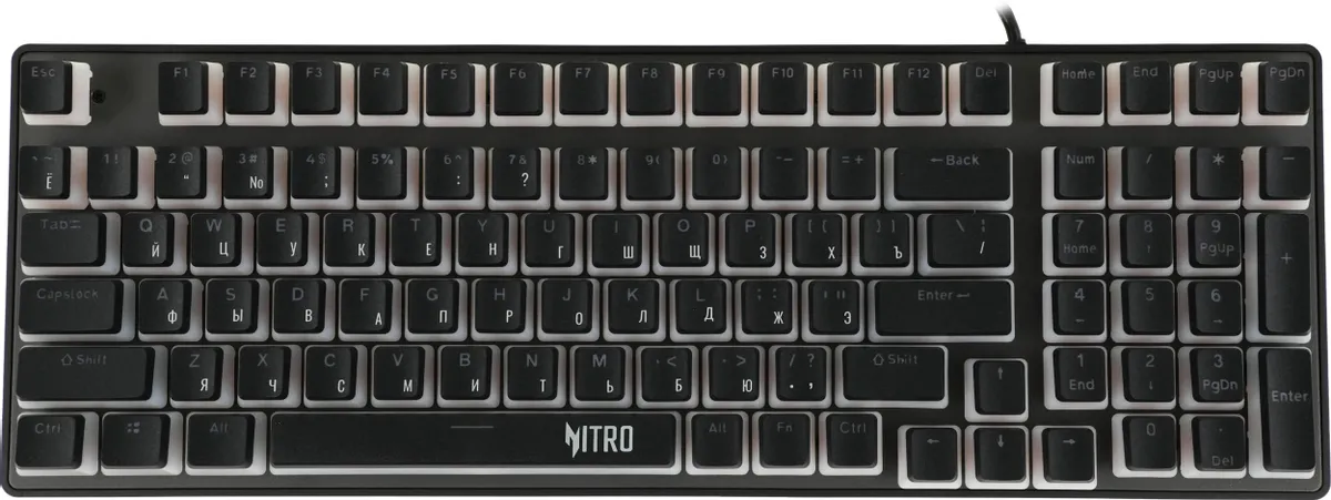 Клавиатура Acer Nitro OKW303 Silver  (ZL.KBDCC.01D)