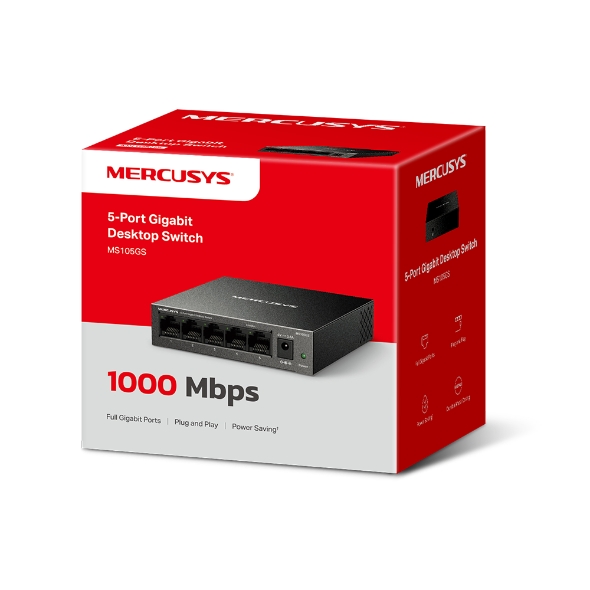 Коммутатор Mercusys MS105GS (MS105GS) Коммутатор Mercusys MS105GS (MS105GS)