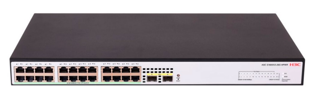 Коммутатор H3C S1600V2-26S-HPWR (LS-1600V2-26S-HPWR-GL) Коммутатор H3C S1600V2-26S-HPWR (LS-1600V2-26S-HPWR-GL)
