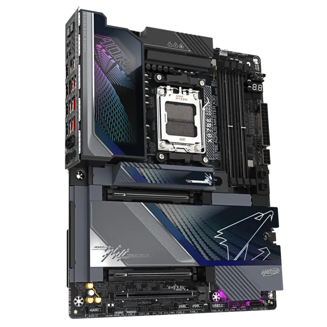Материнская плата Gigabyte X870E Aorus Master X3D (X870E A MASTER X)