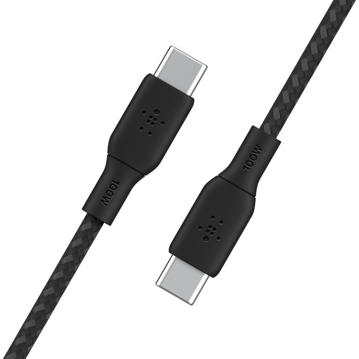 Кабель Belkin USB-C to USB-C, 3M, Black (CAB011BT3MBK)