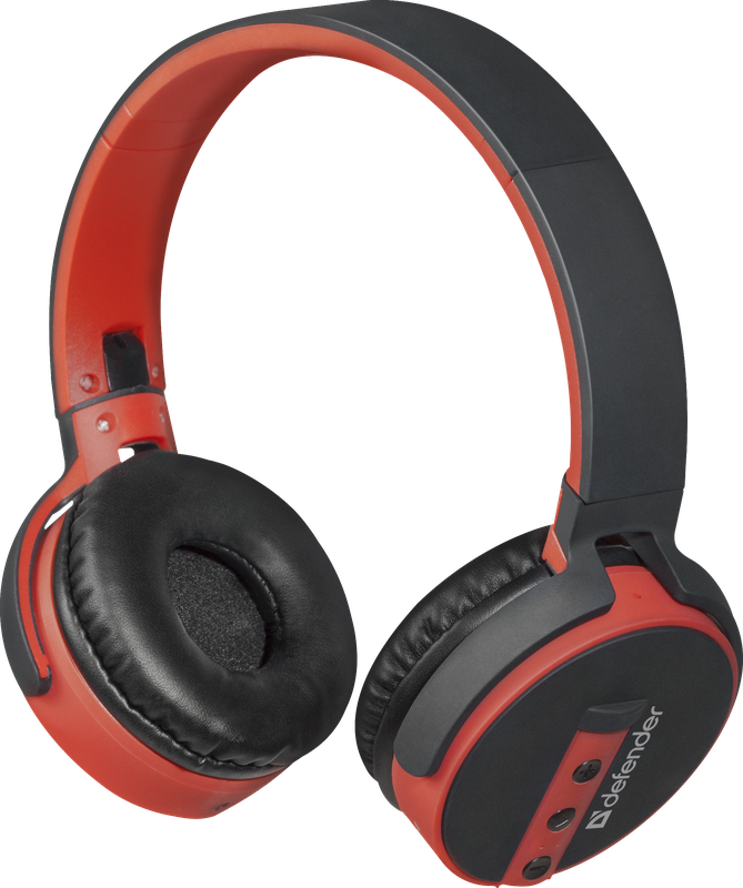 Bluetooth гарнитура Defender FreeMotion B560 Black-Red (63560)