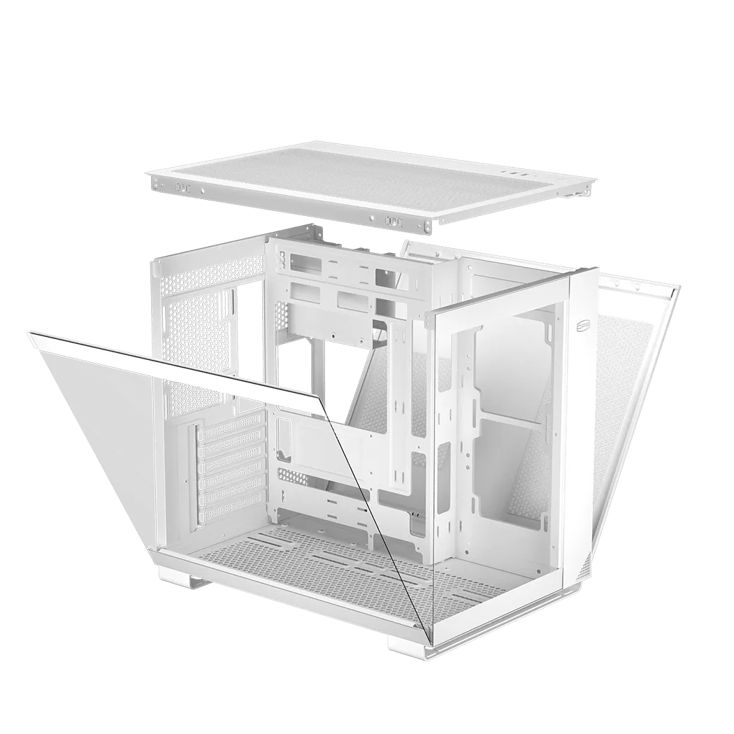 Корпус PCCooler C3T500 WH  (C3-T50OWHD0-GL)