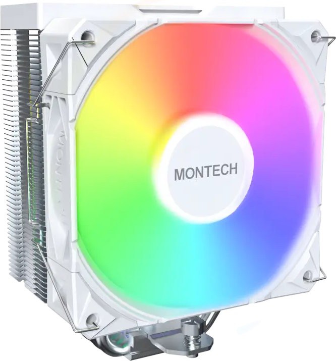 Вентилятор для процессора Montech NX400 ARGB, White (NX400 ARGB (W))