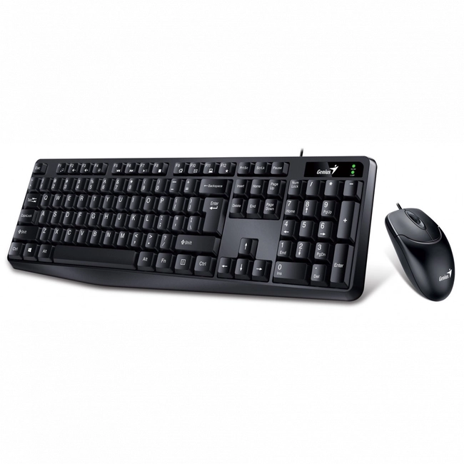 Клавиатура Genius KM-170, Black, + мышь DX-125 (31330006403/31330006415)