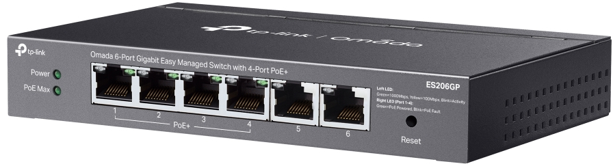 Коммутатор TP-Link Omada ES206GP (ES206GP(UN))