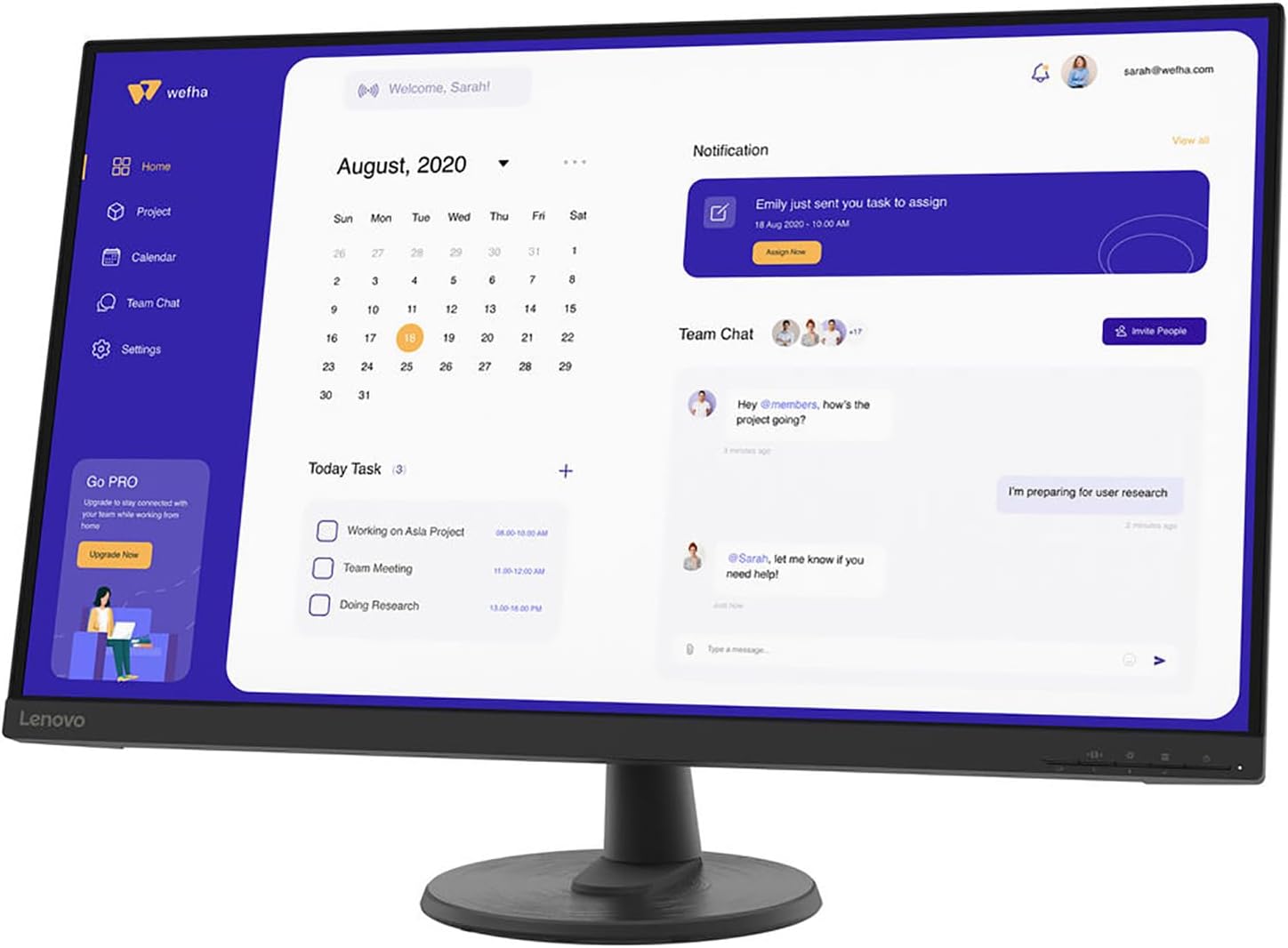 Монитор Lenovo D32u-45 31.5" (67A1GAC2EU)