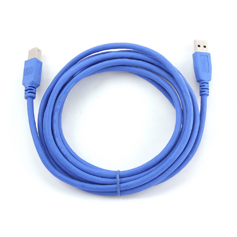 Кабель USB Type A-B, 1.8м, Cablexpert (CCP-USB3-AMBM-6)