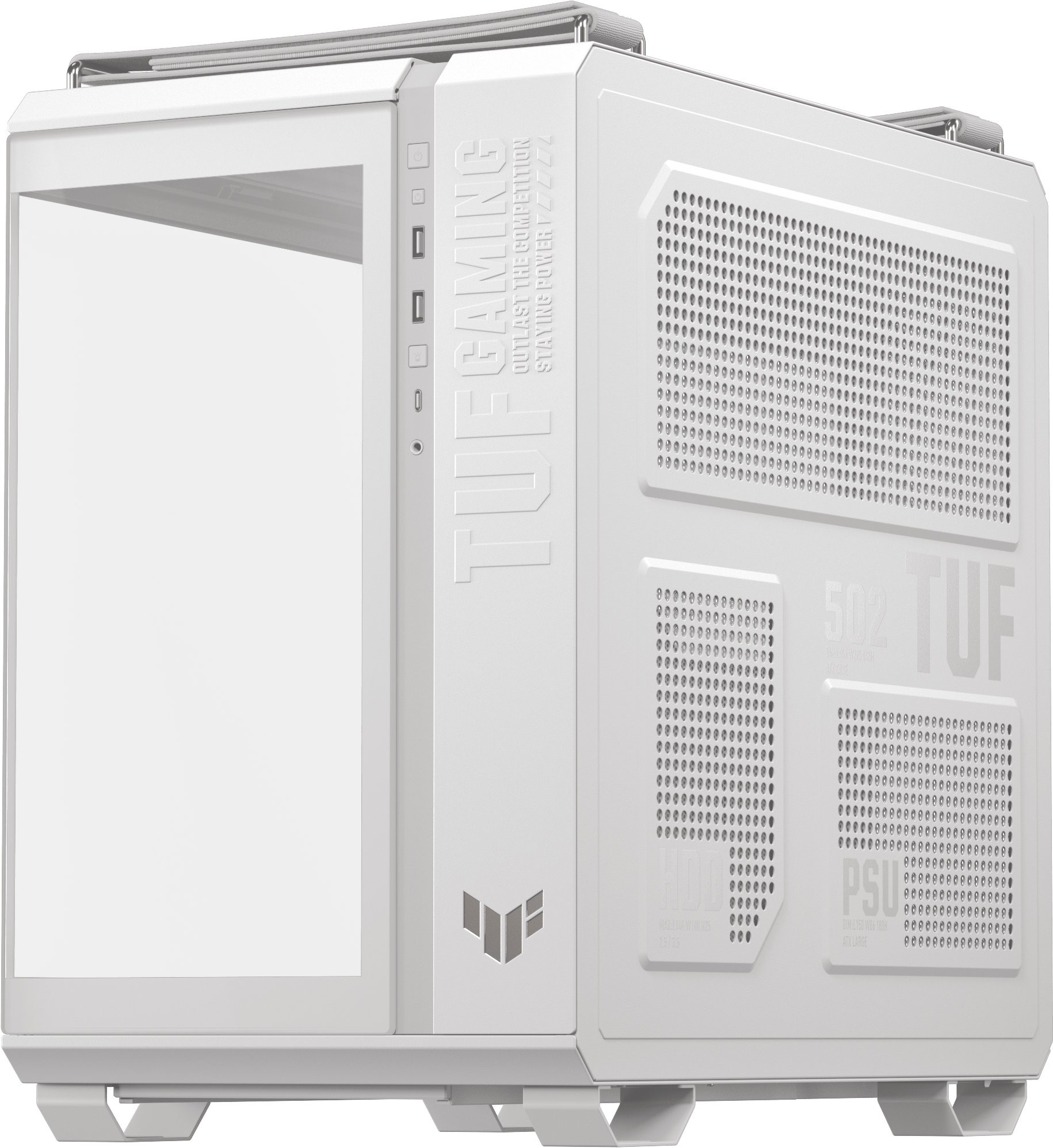 Корпус ASUS TUF GAMING GT502 HORIZON WHITE (TUF GAMING GT502 HORIZON TG ARGB WH)