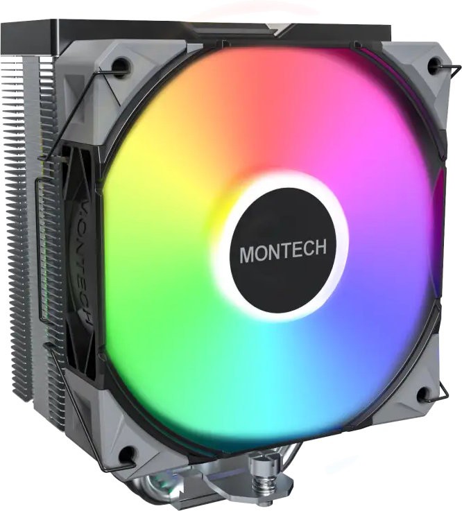 Вентилятор для процессора Montech NX400 ARGB, Black (NX400 ARGB (B))