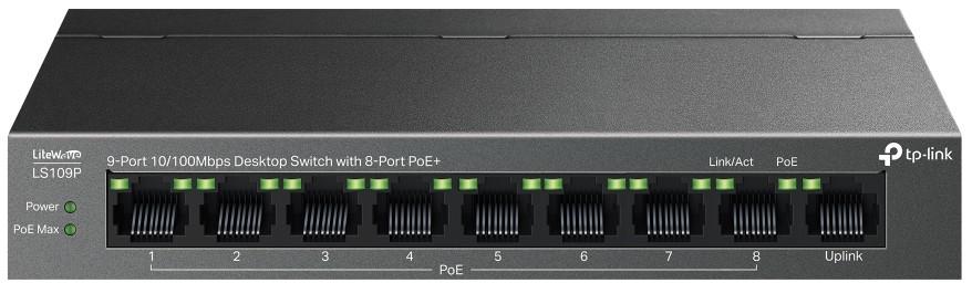 Коммутатор TP-Link LS109P (LS109P)