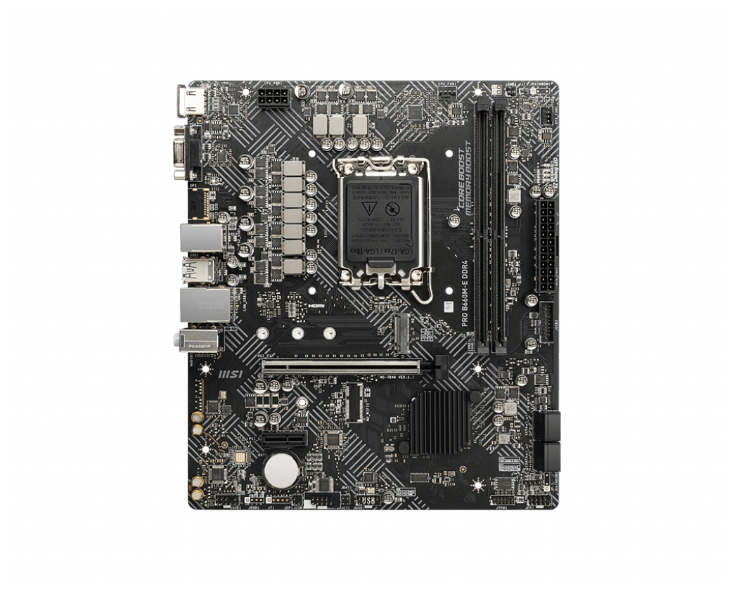 Материнская плата MSI PRO B660M-E DDR4 (PRO B660M-E DDR4) - восстановленная