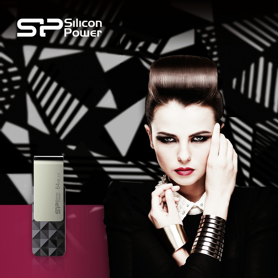 Флэш-накопитель Silicon Power Blaze B30 128GB (SP128GBUF3B30V1K)