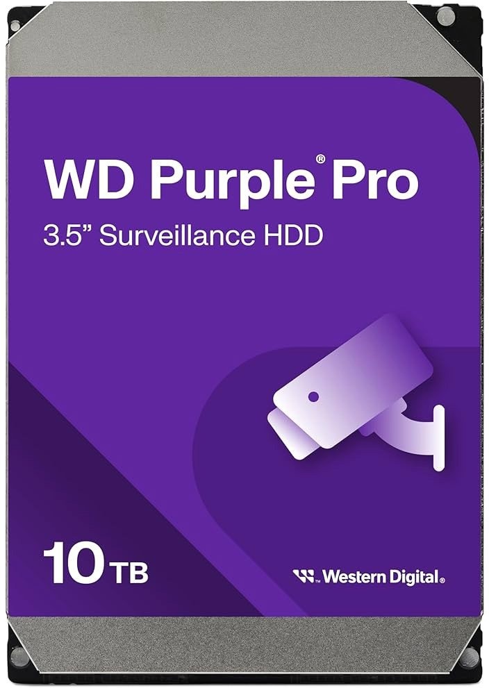 Жесткий диск для видеонаблюдения HDD 10Tb WD Purple Pro (WD102PURP)