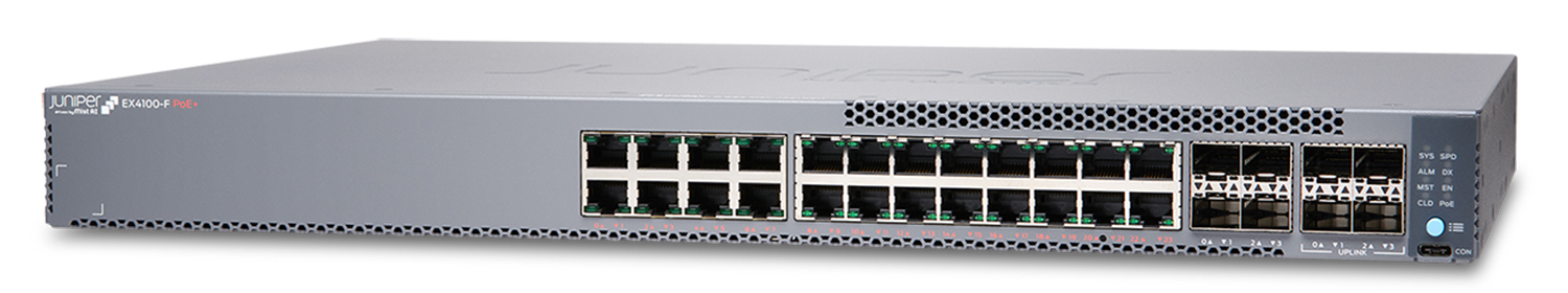 Коммутатор Juniper EX4100‑F 24‑PORT POE+  (EX4100-F-24P)
