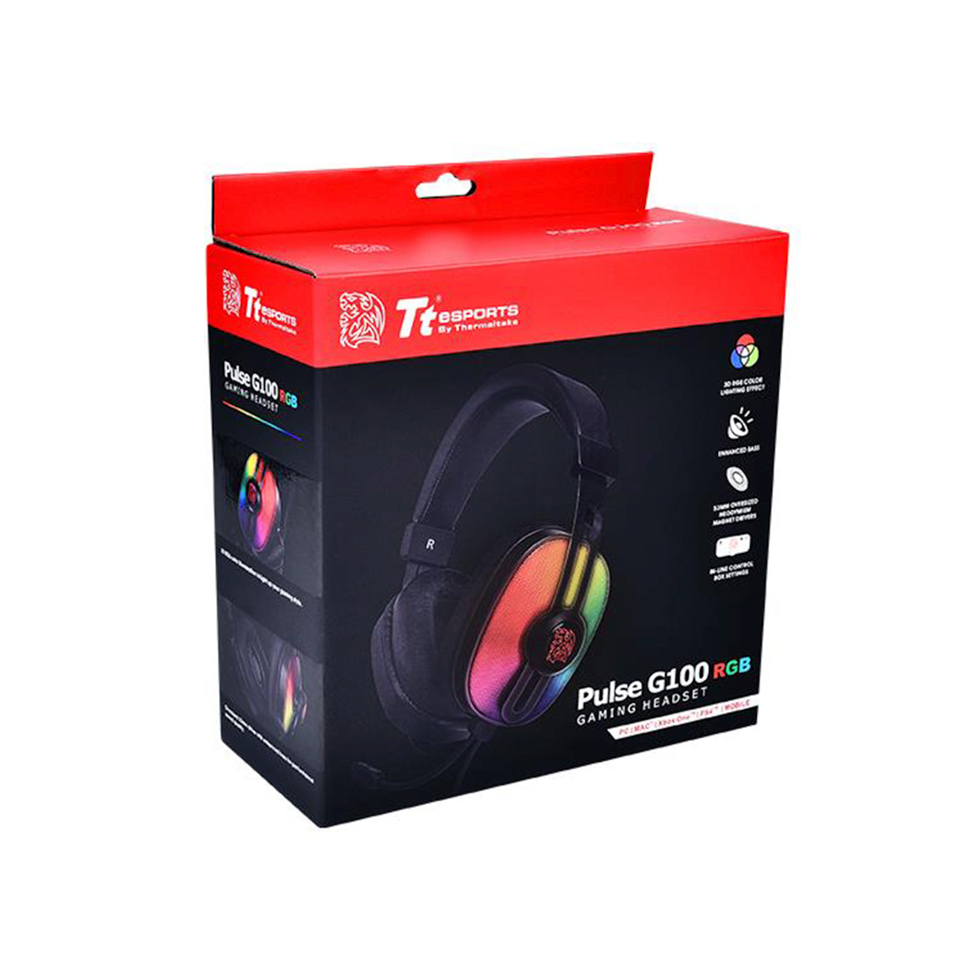 Гарнитура Thermaltake Tt eSports Pulse G100 (HT-PLS-ANECBK-28)